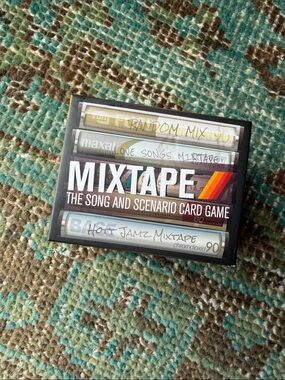 MIXTAPE The Song and Scenario Card Game - Retro Cassette Design
